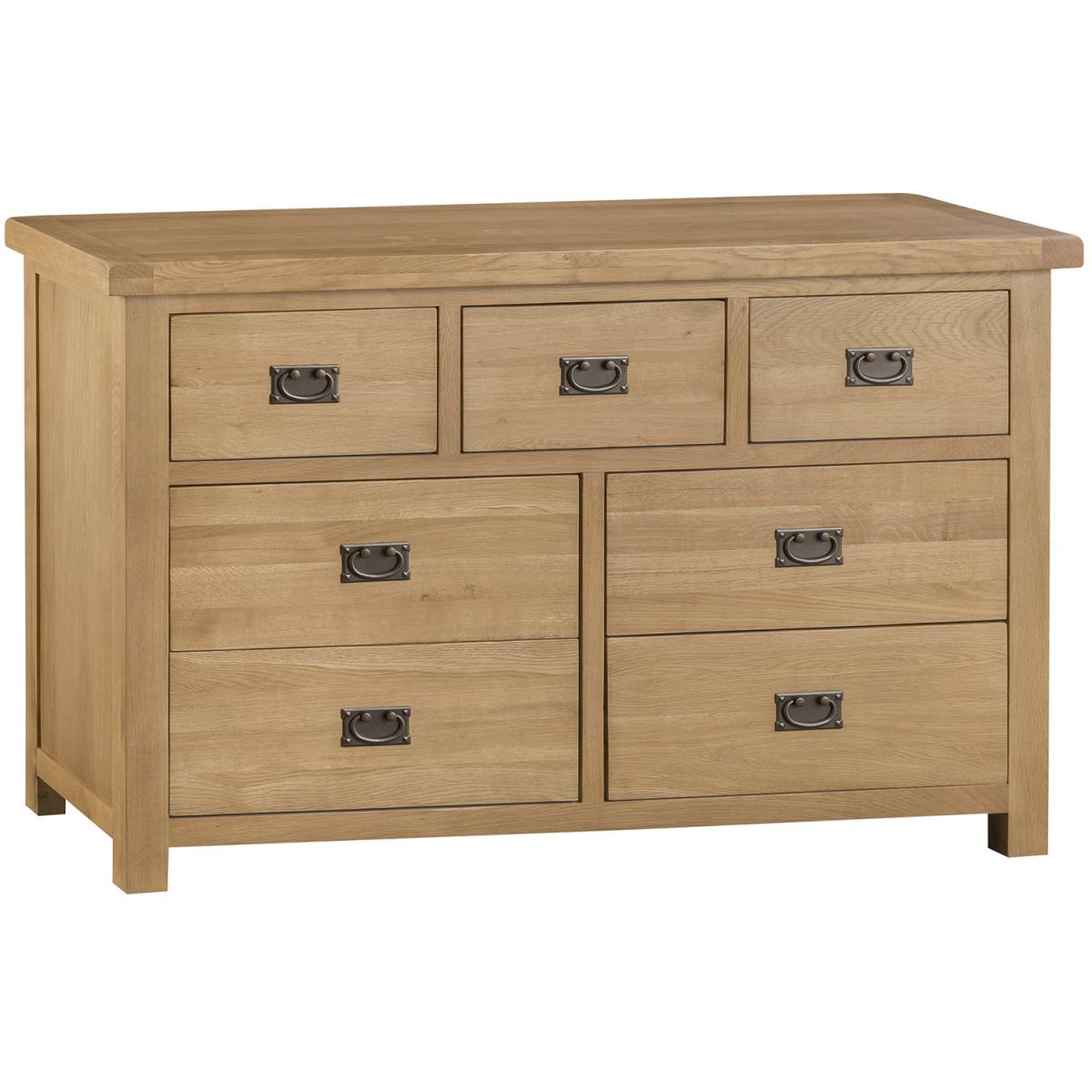 Bisbrooke Country 4 Over 3 Chest - Medium Oak – image 5
