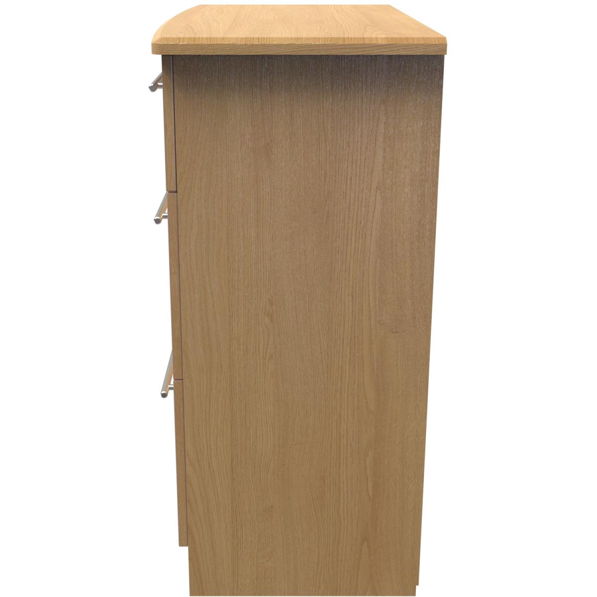 Sherwood Ready Assembled 3 Drawer Deep Chest - Modern Oak – image 8