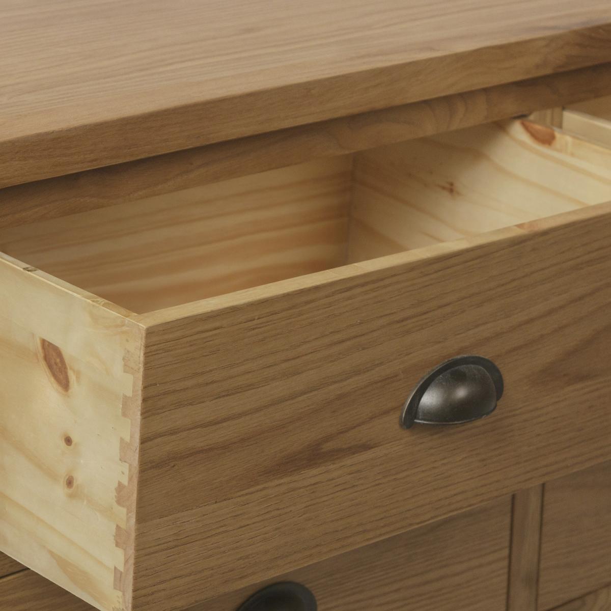 Cambridge 6 Drawer Chest - Rustic Oak – image 5