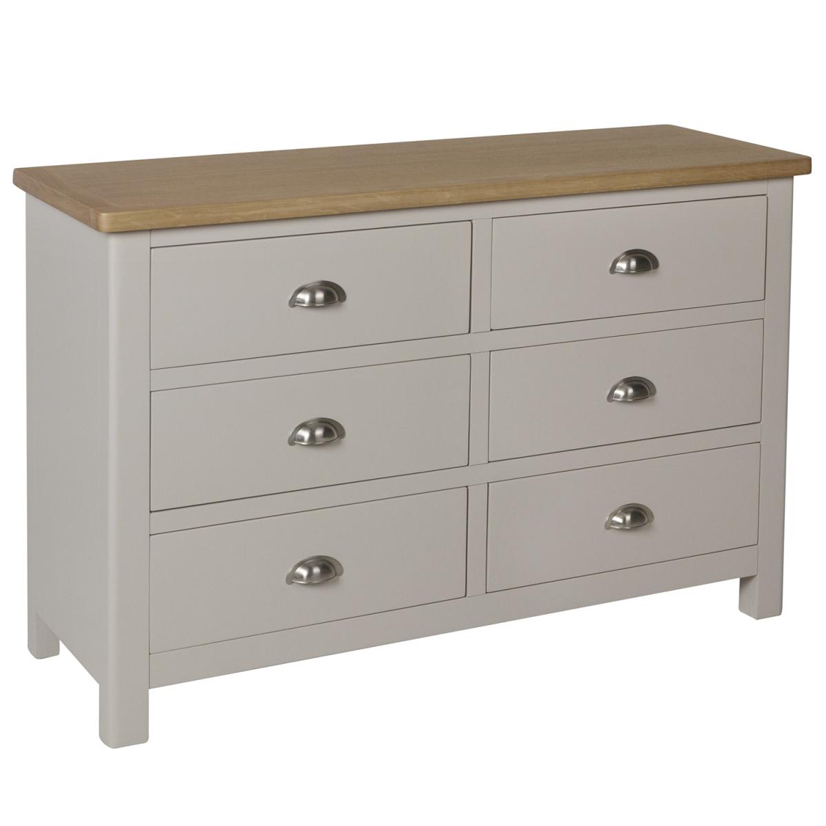 Cambridge 6 Drawer Chest - Rustic Oak – image 6