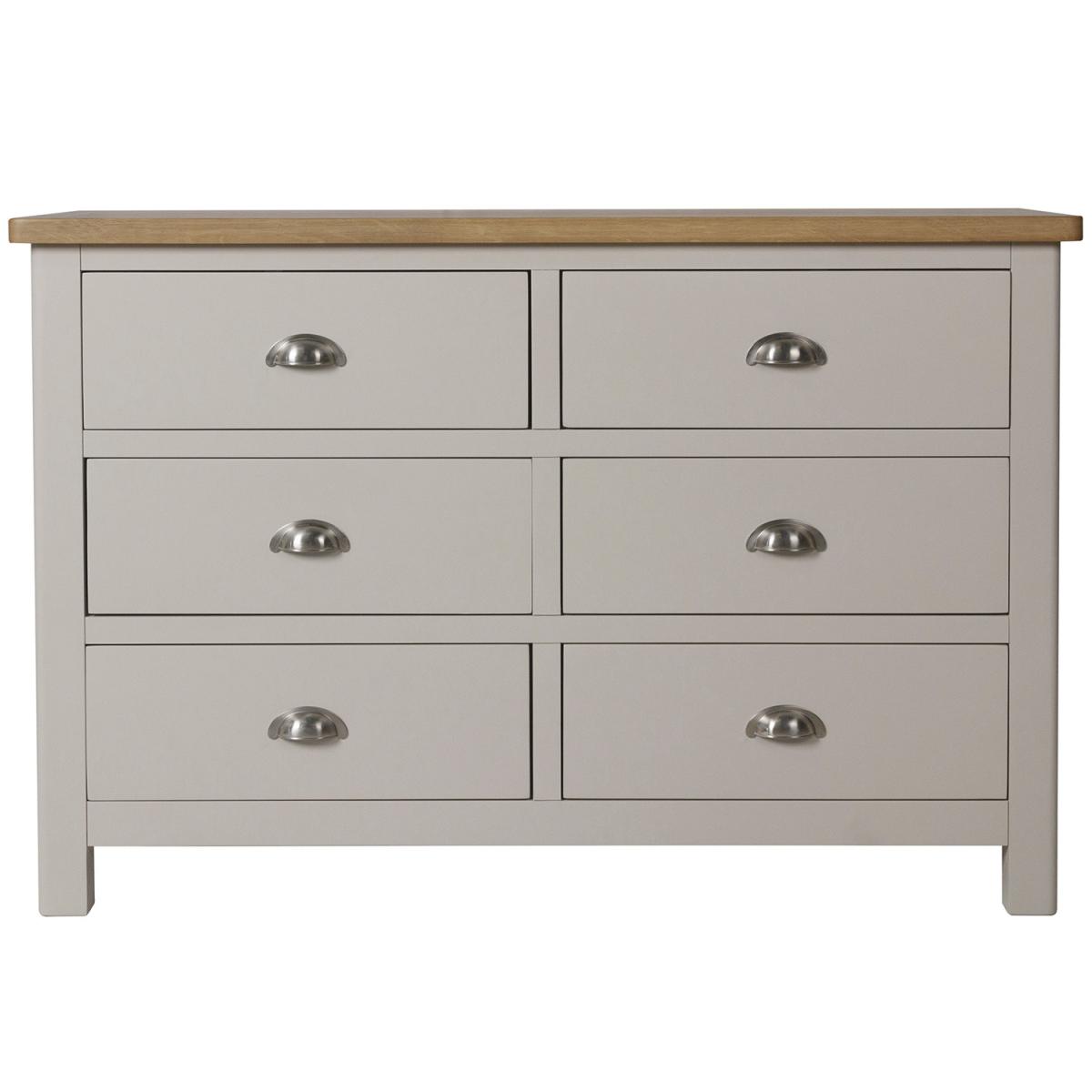 Cambridge 6 Drawer Chest - Rustic Oak – image 7