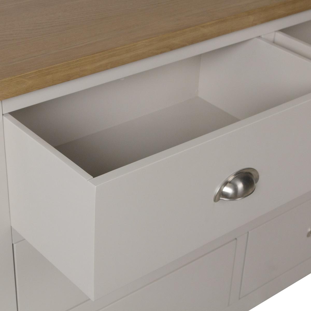 Cambridge 6 Drawer Chest - Rustic Oak – image 9