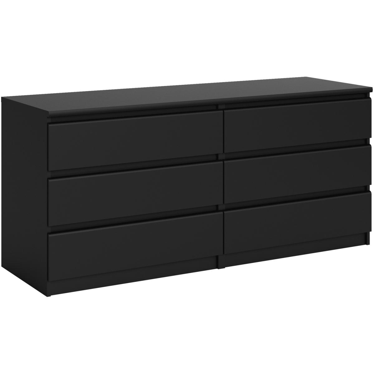 Columbia Wide Chest of Six Drawers - Truffle Oak – image 2