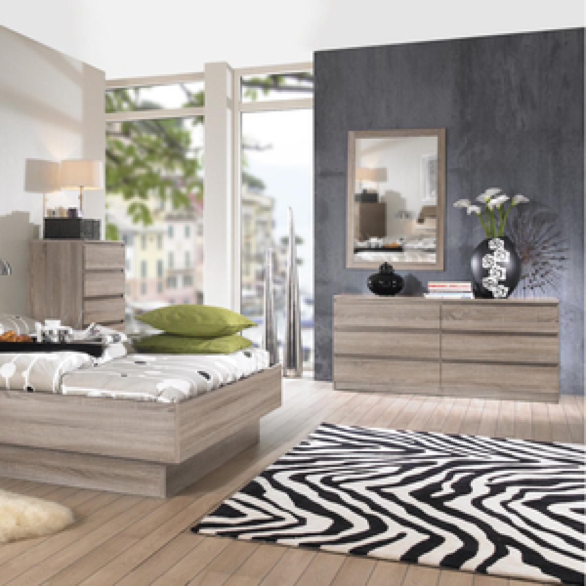 Columbia Wide Chest of Six Drawers - Truffle Oak – image 16