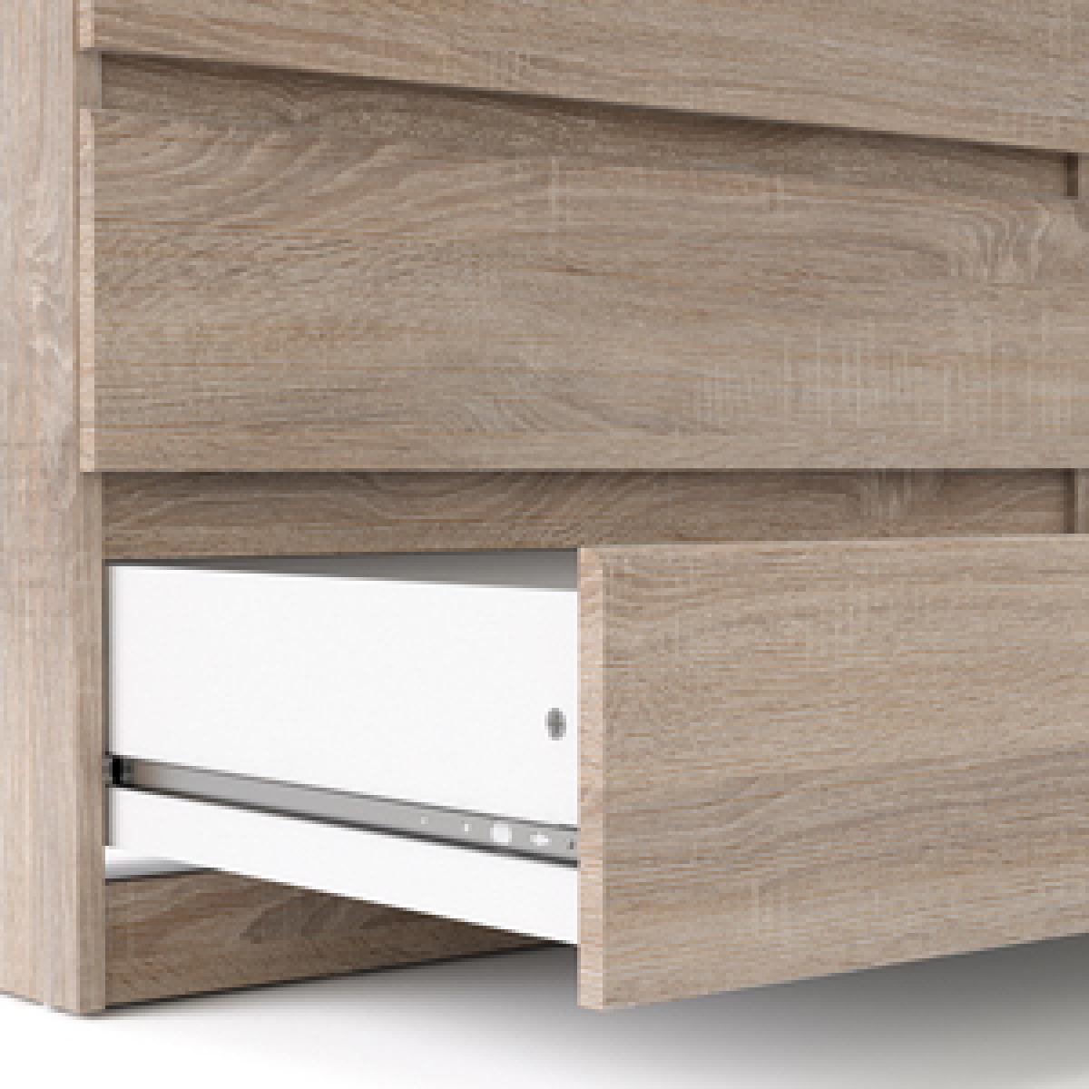 Columbia Wide Chest of Six Drawers - Truffle Oak – image 19