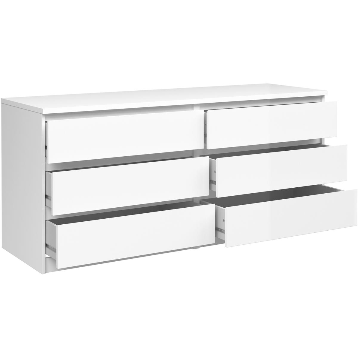 Columbia Wide Chest of Six Drawers - Truffle Oak – image 3