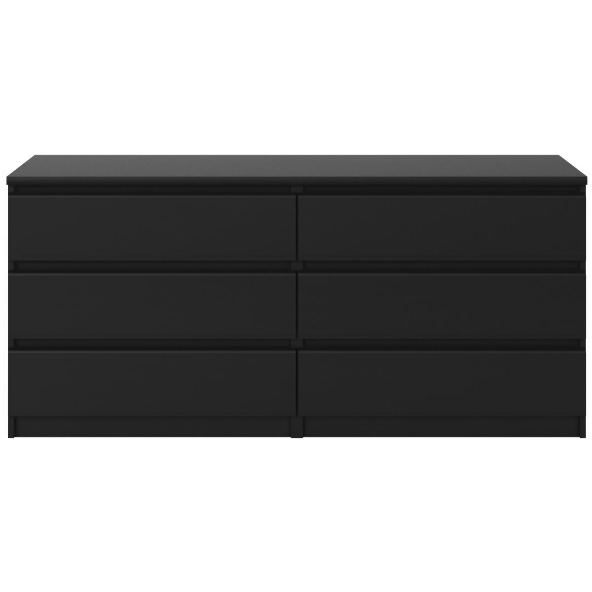 Columbia Wide Chest of Six Drawers - Truffle Oak – image 4