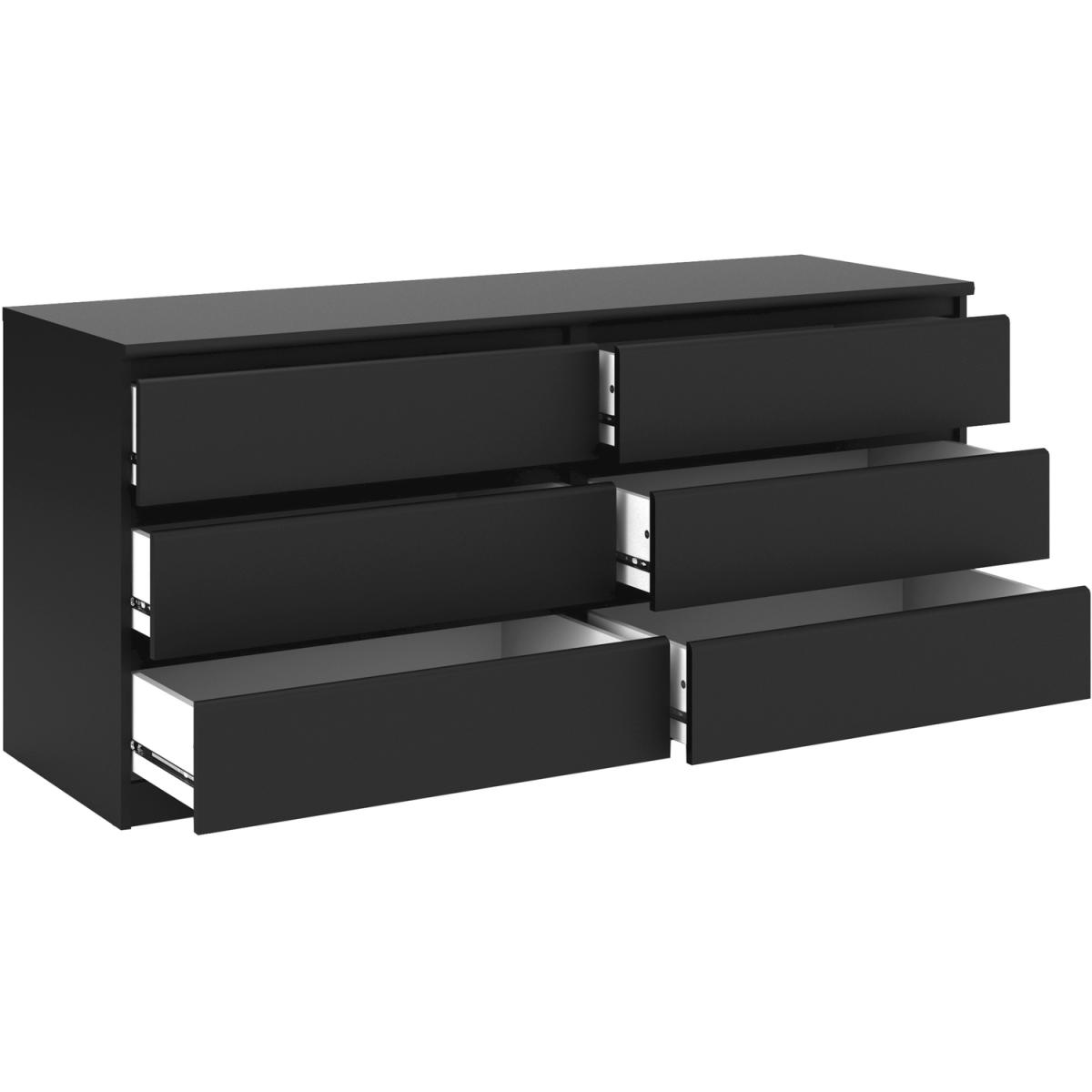 Columbia Wide Chest of Six Drawers - Truffle Oak – image 5