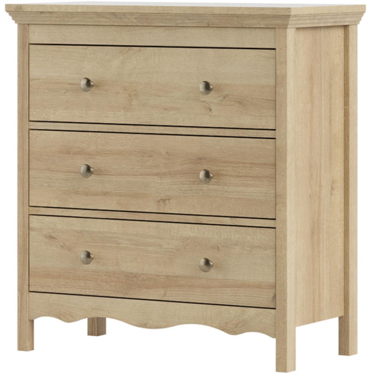 Jonas & James Lina Chest of 3 Drawers - Riviera Oak