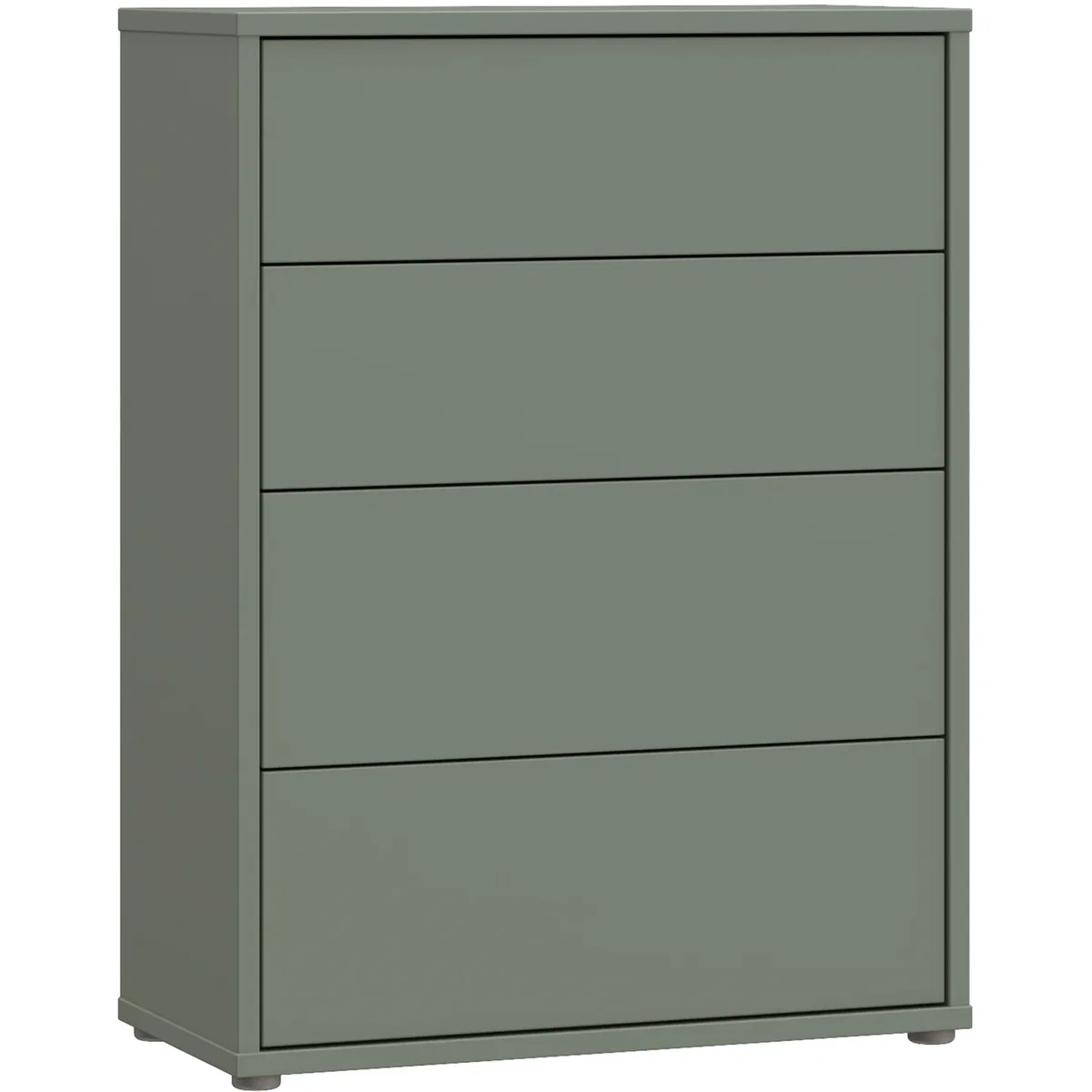 Alice Springs 4 Drawer Chest with Push-Open Drawers in Sage Green - Night Blue – image 3