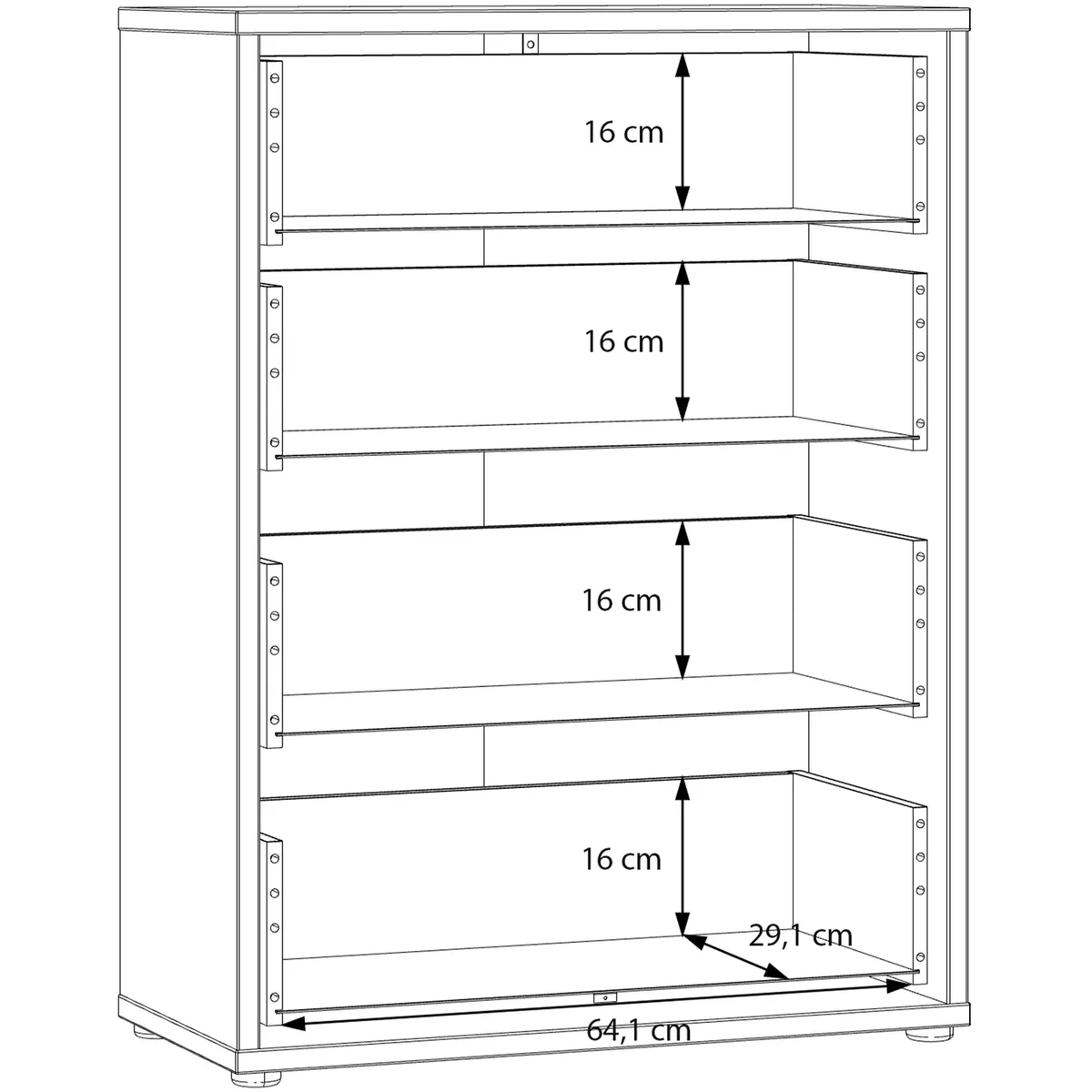 Alice Springs 4 Drawer Chest with Push-Open Drawers in Sage Green - Night Blue – image 67