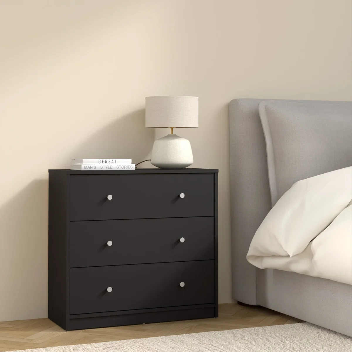 Furniture To Go May Chest of 3 Drawers - Black – image 2