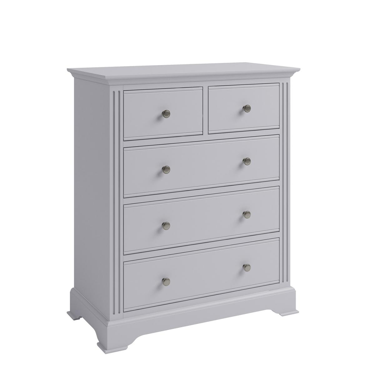 Harringworth Painted 2 + 3 Chest Of Drawers - Moonlight Grey – image 2