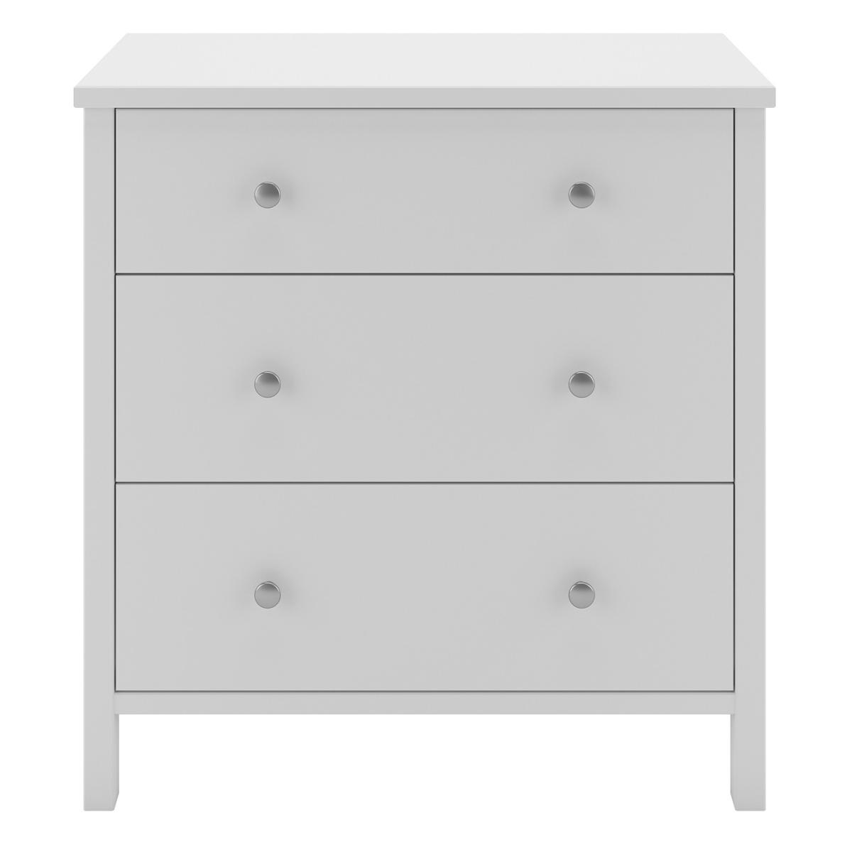 Steens Tromso Three Drawer Chest - White – image 2