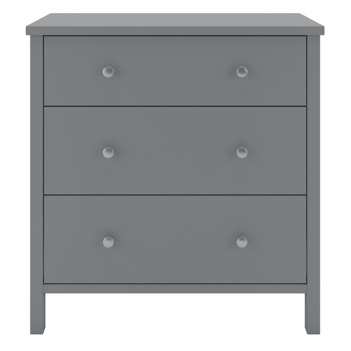 Steens Tromso Three Drawer Chest - White – image 6
