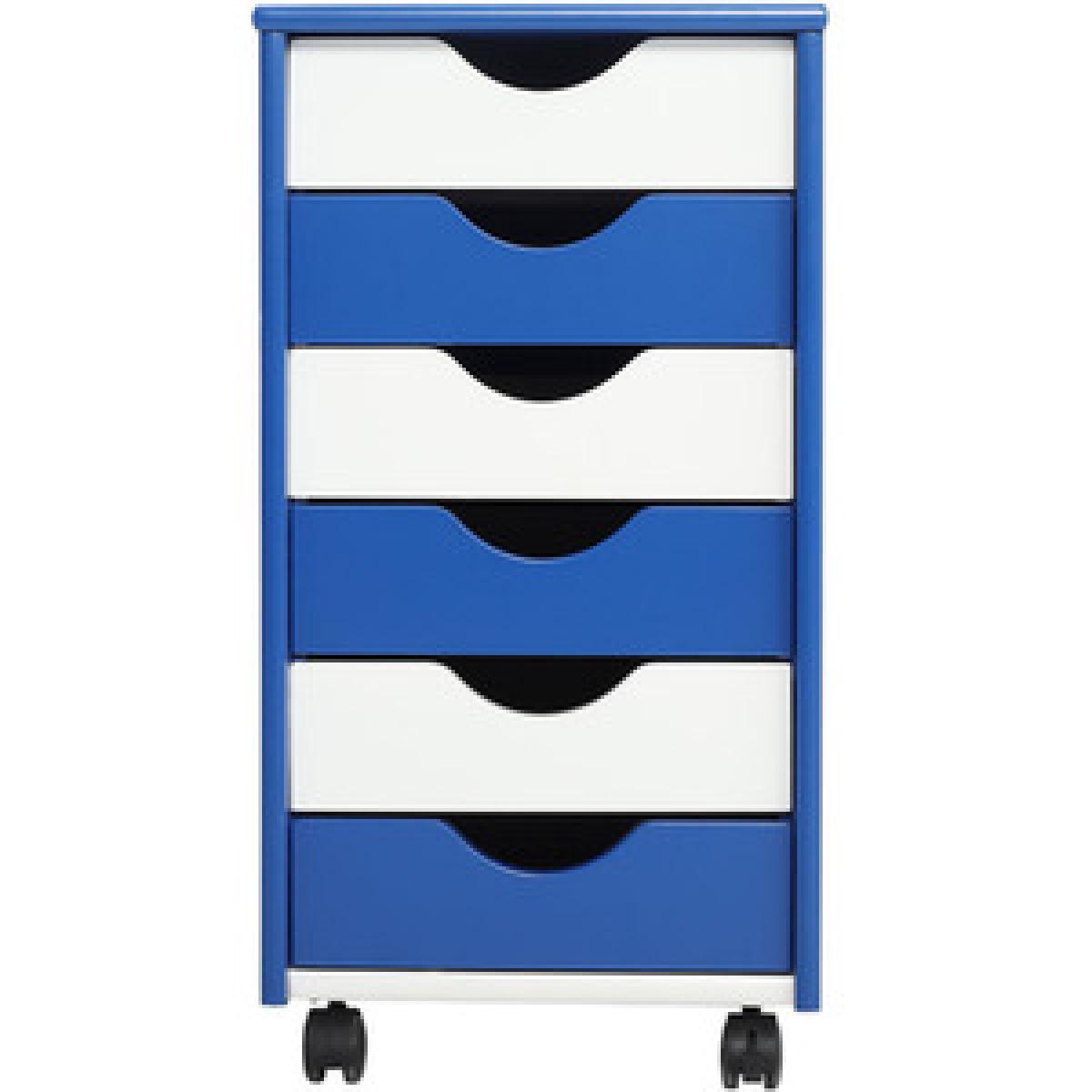Six Drawer Storage Chest - Blue – image 11