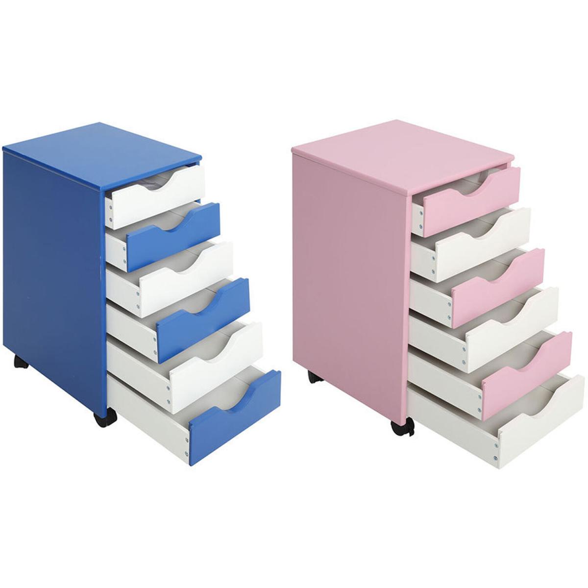 Six Drawer Storage Chest - Blue – image 3