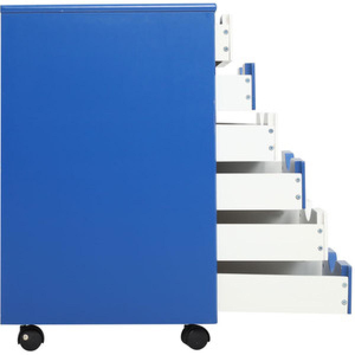 Six Drawer Storage Chest - Blue – image 9