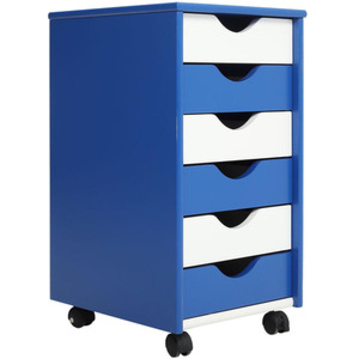 Six Drawer Storage Chest - Blue – image 10
