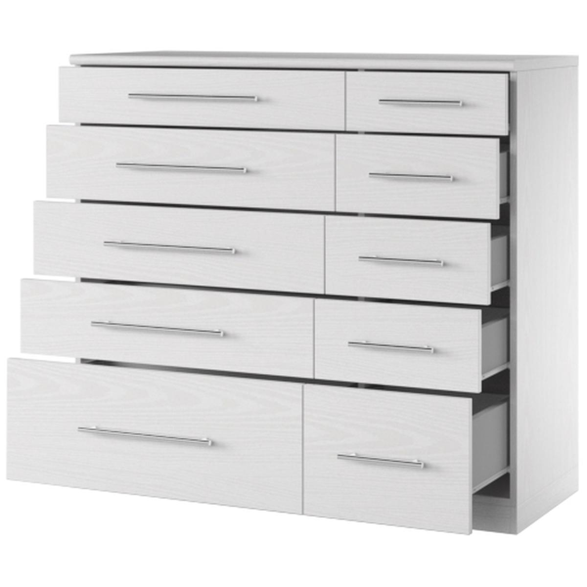 Manhattan 10 Drawer Chest - White Ash – image 2