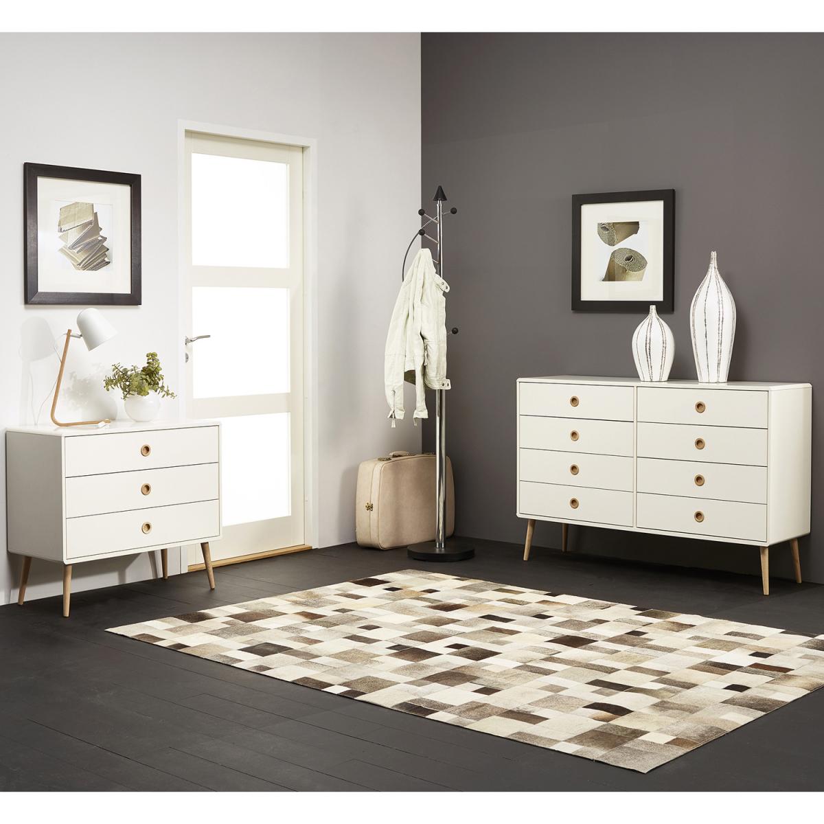 Steens Softline 3 Drawer Wide Chest - White – image 4