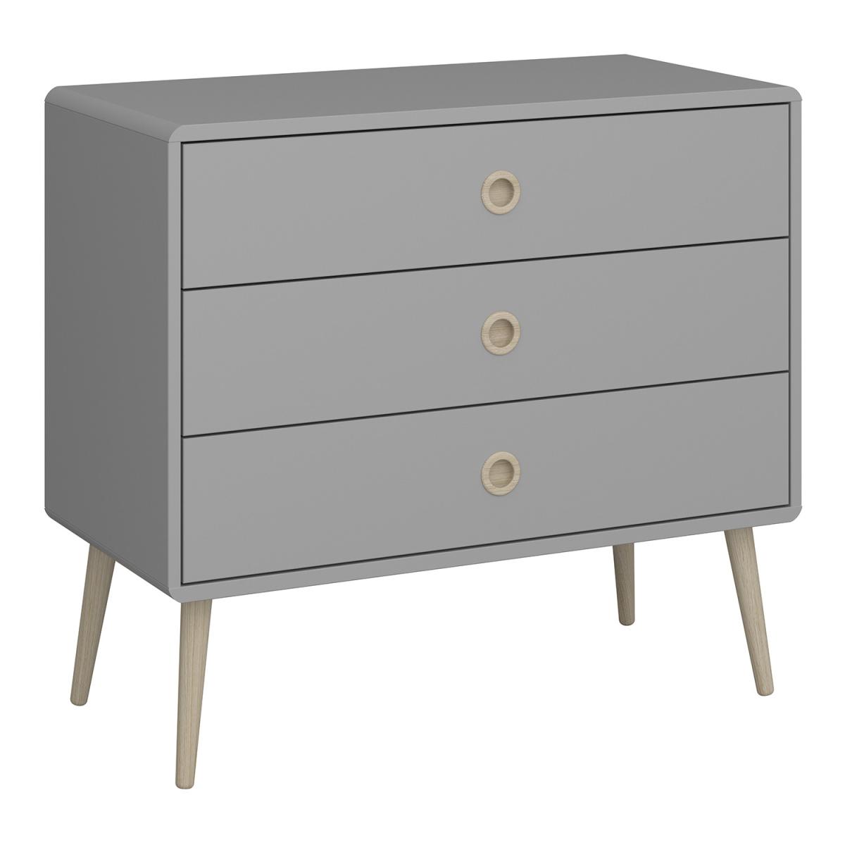 Steens Softline 3 Drawer Wide Chest - White – image 5