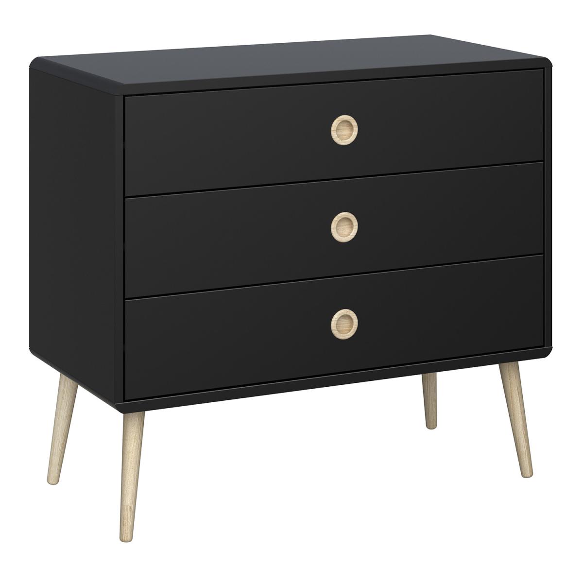Steens Softline 3 Drawer Wide Chest - White – image 6