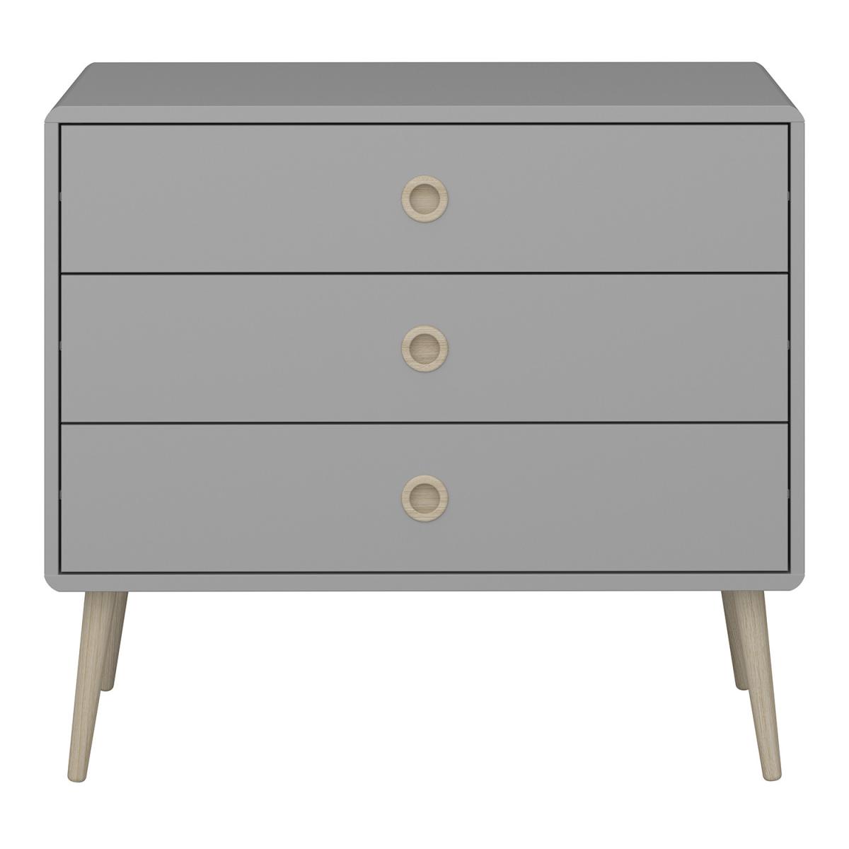 Steens Softline 3 Drawer Wide Chest - White – image 7