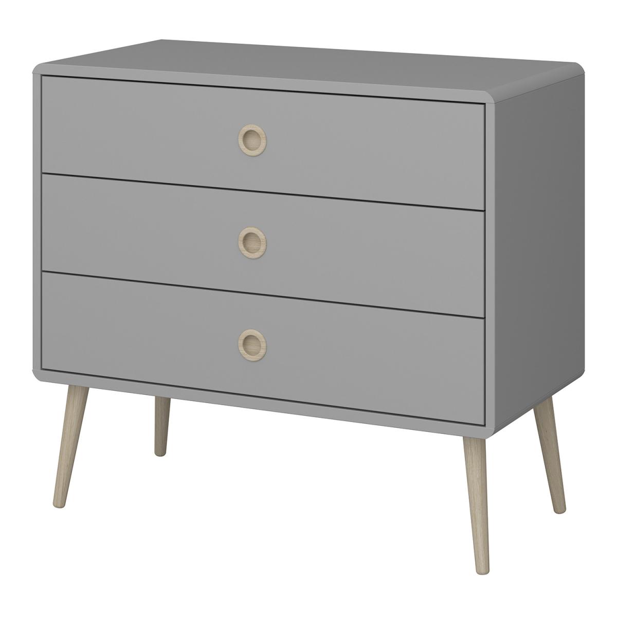 Steens Softline 3 Drawer Wide Chest - White – image 8