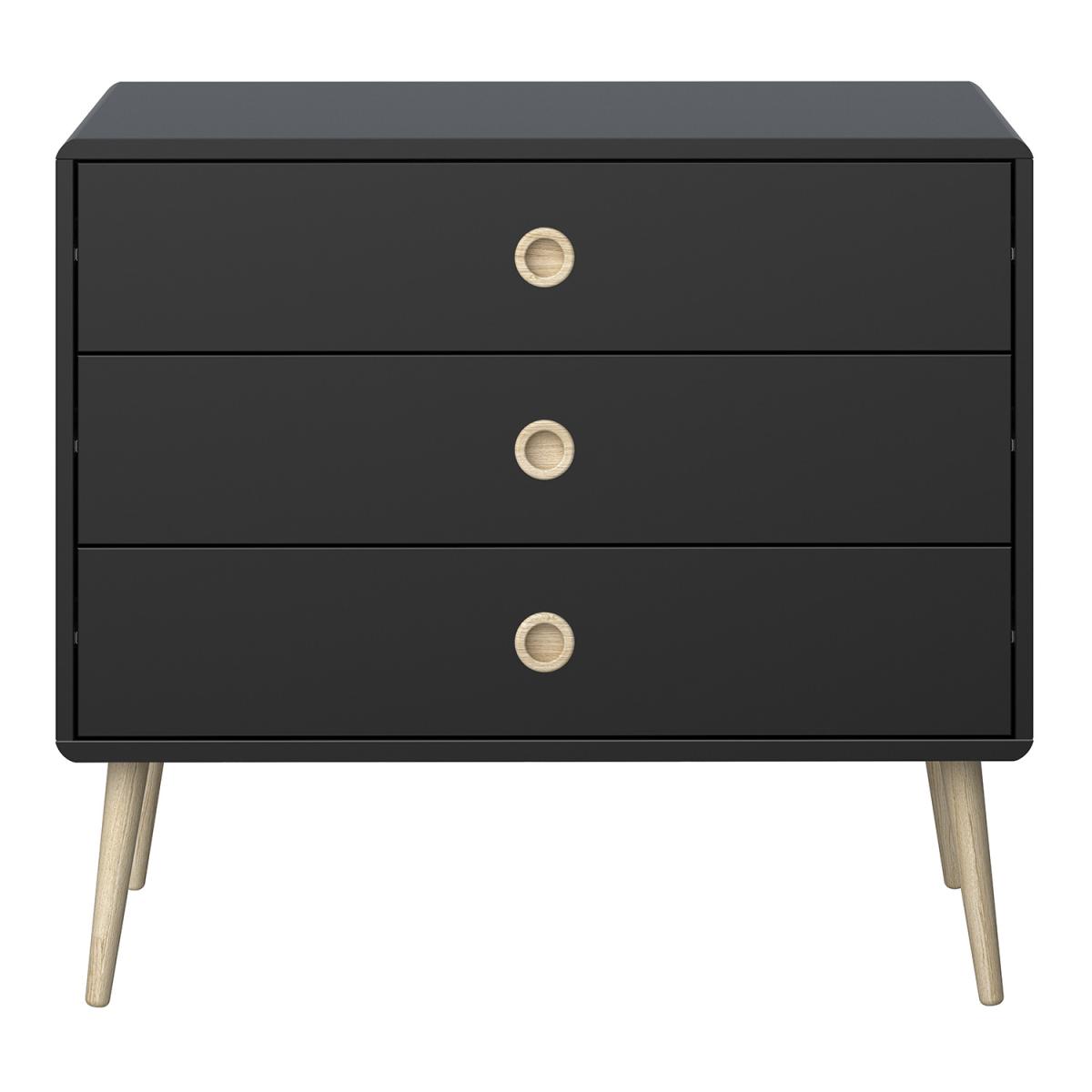 Steens Softline 3 Drawer Wide Chest - White – image 9
