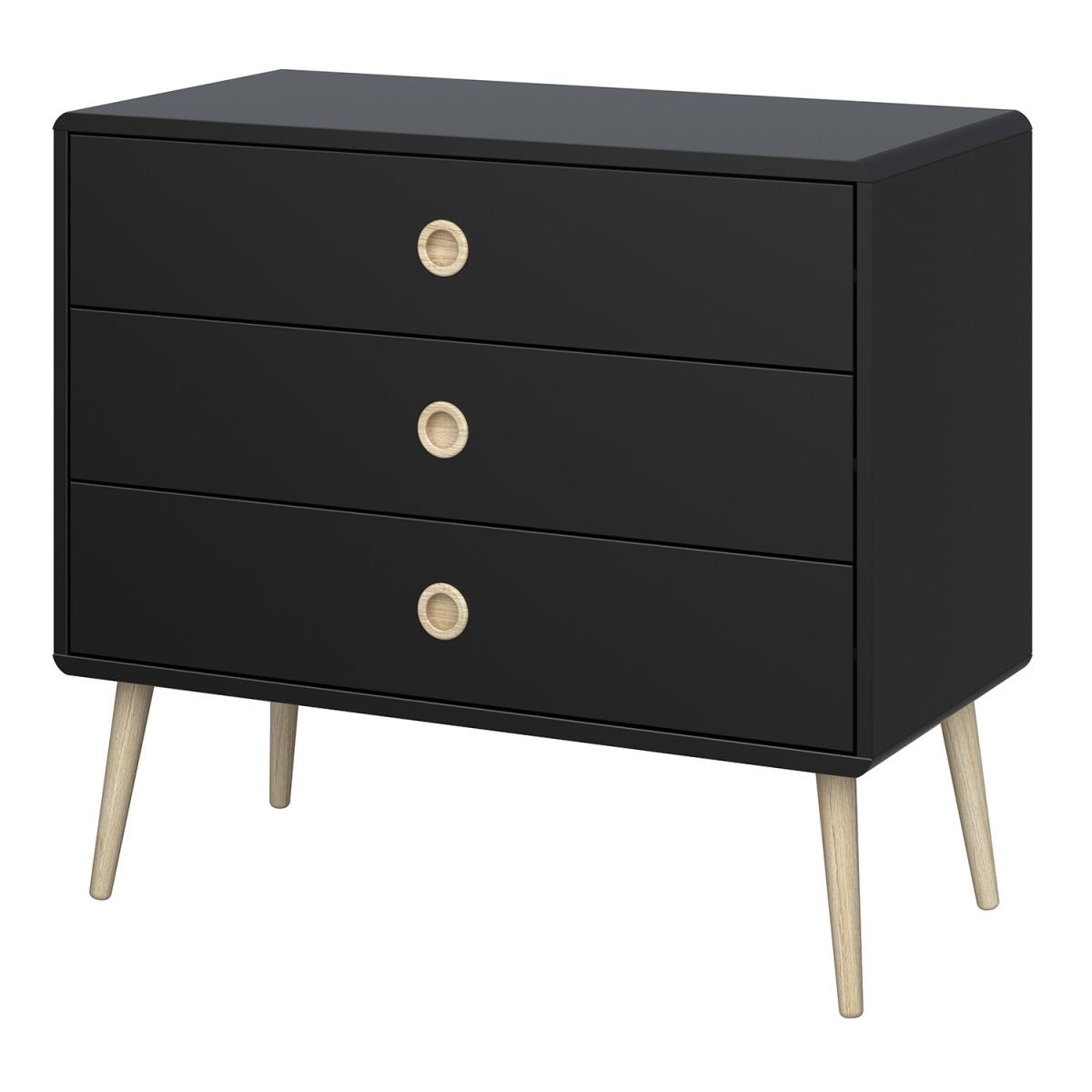 Steens Softline 3 Drawer Wide Chest - White – image 10