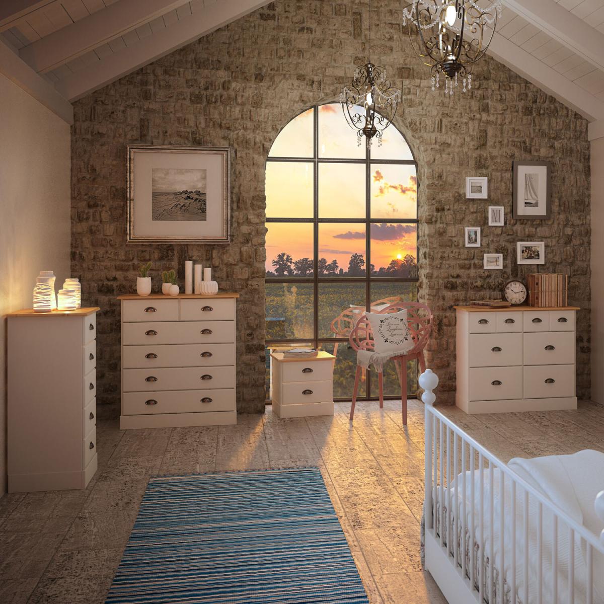 Nola Chest of Drawers - White – image 5