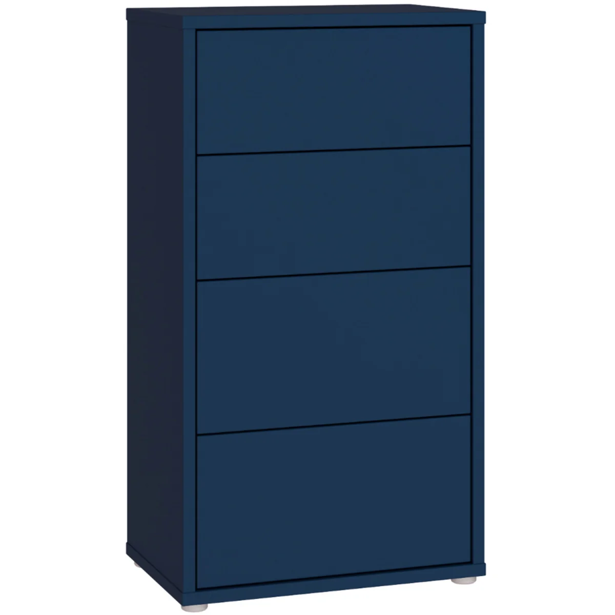 Alice Springs Tall 4 Drawer Chest with Push-Open Drawers in Light Grey - Light Grey – image 19