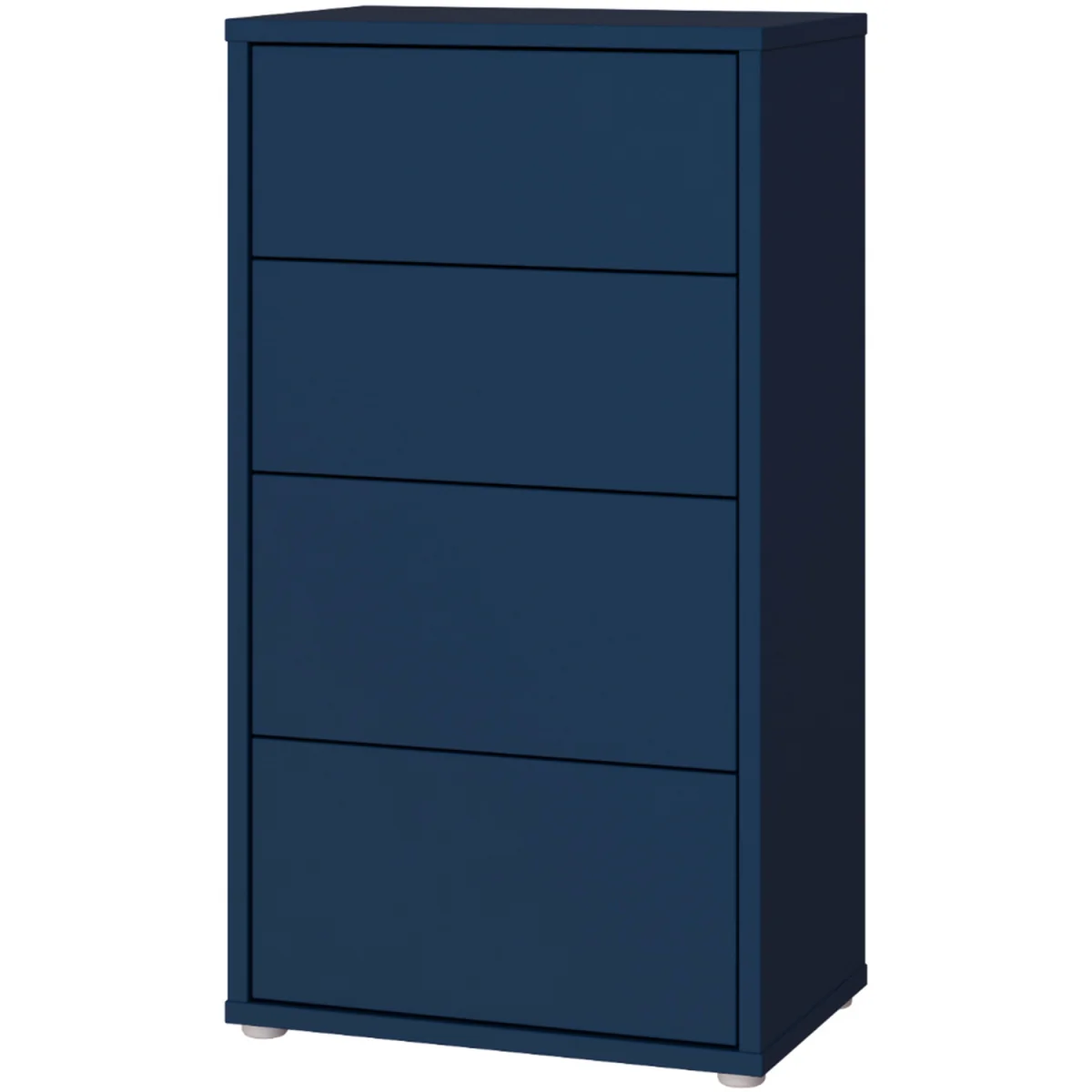Alice Springs Tall 4 Drawer Chest with Push-Open Drawers in Light Grey - Light Grey – image 21