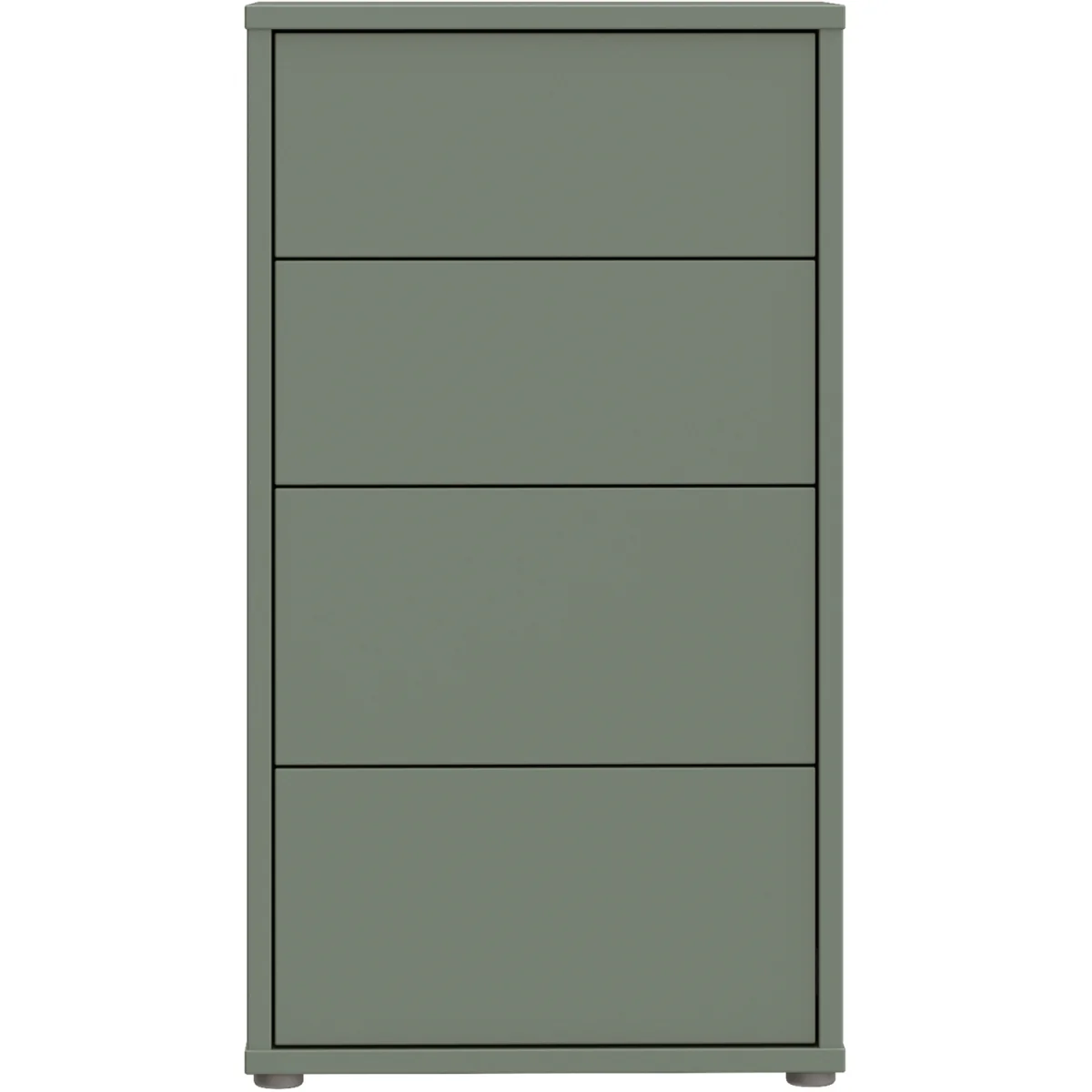 Alice Springs Tall 4 Drawer Chest with Push-Open Drawers in Light Grey - Light Grey – image 36