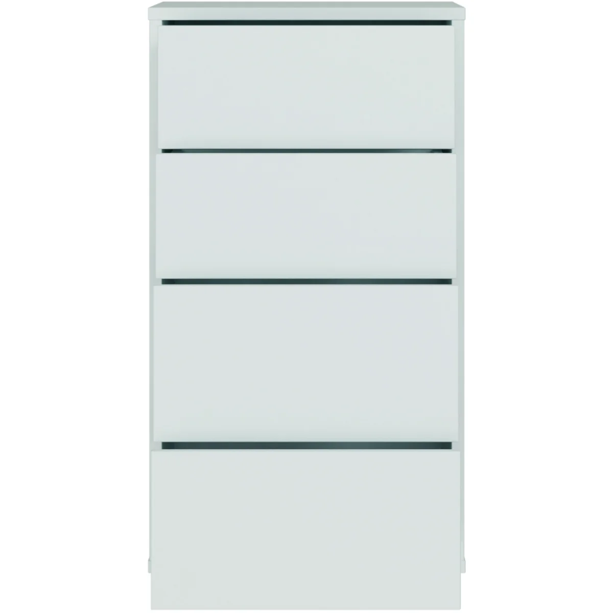 Alice Springs Tall 4 Drawer Chest with Push-Open Drawers in Light Grey - Light Grey – image 5