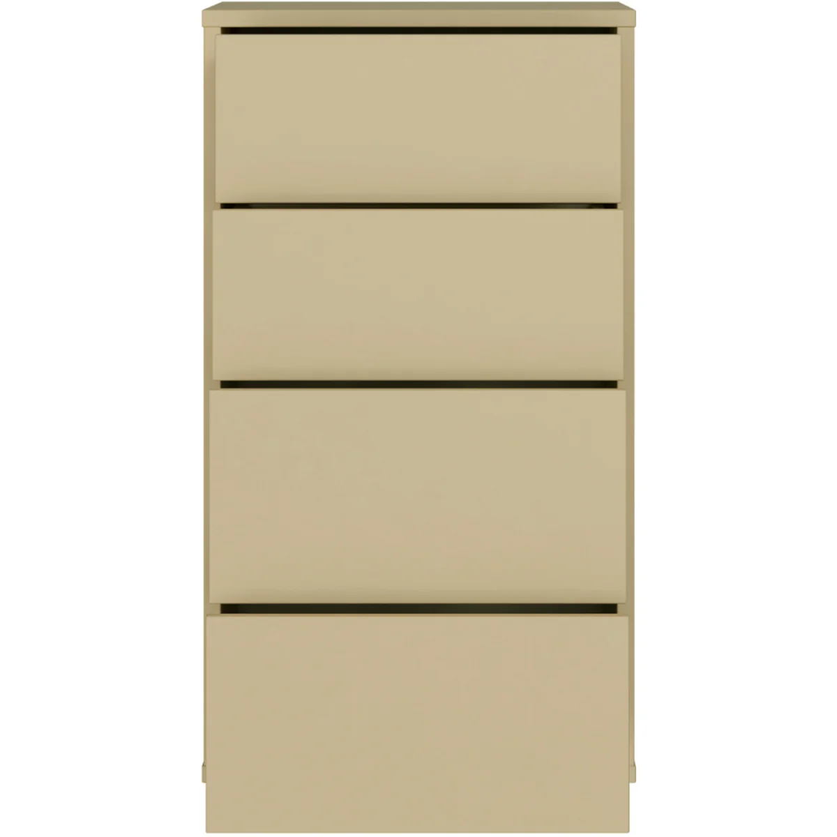 Alice Springs Tall 4 Drawer Chest with Push-Open Drawers in Light Grey - Light Grey – image 47