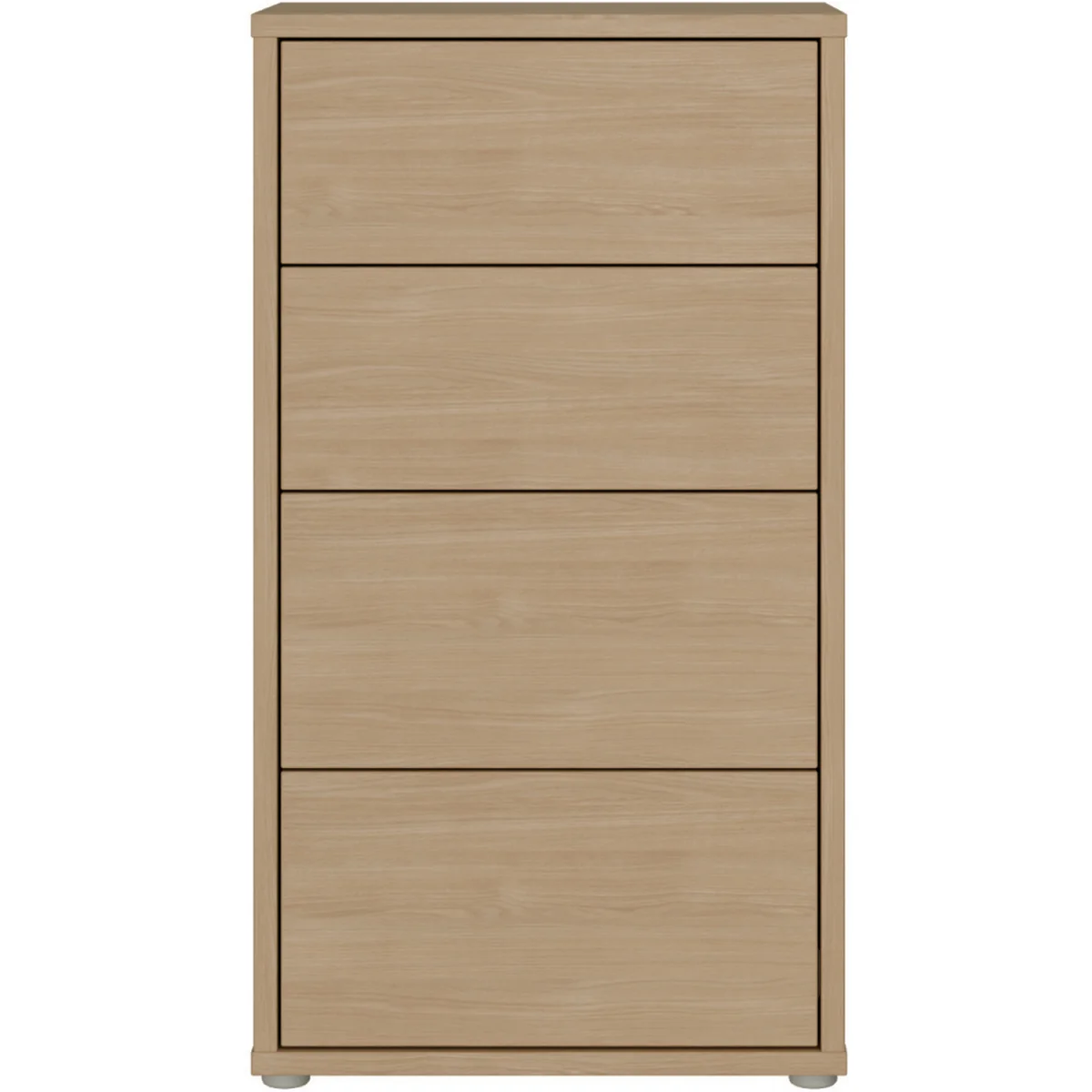 Alice Springs Tall 4 Drawer Chest with Push-Open Drawers in Light Grey - Light Grey – image 8