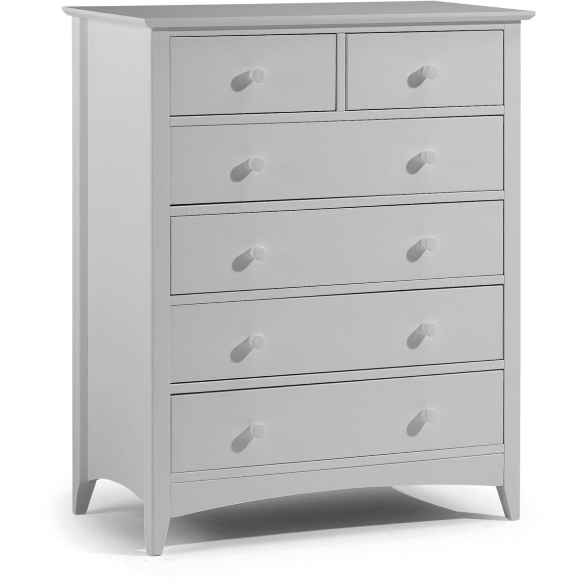 Cameo Grey 4+2 Drawer Chest - Dove Grey – image 3