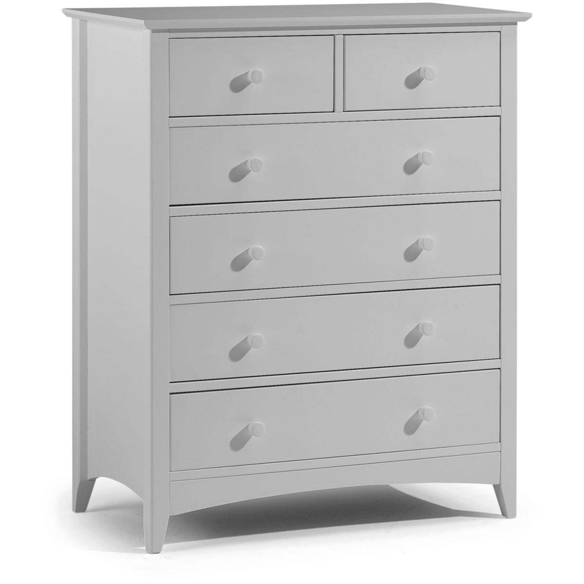 Cameo Grey 4+2 Drawer Chest - Dove Grey – image 4
