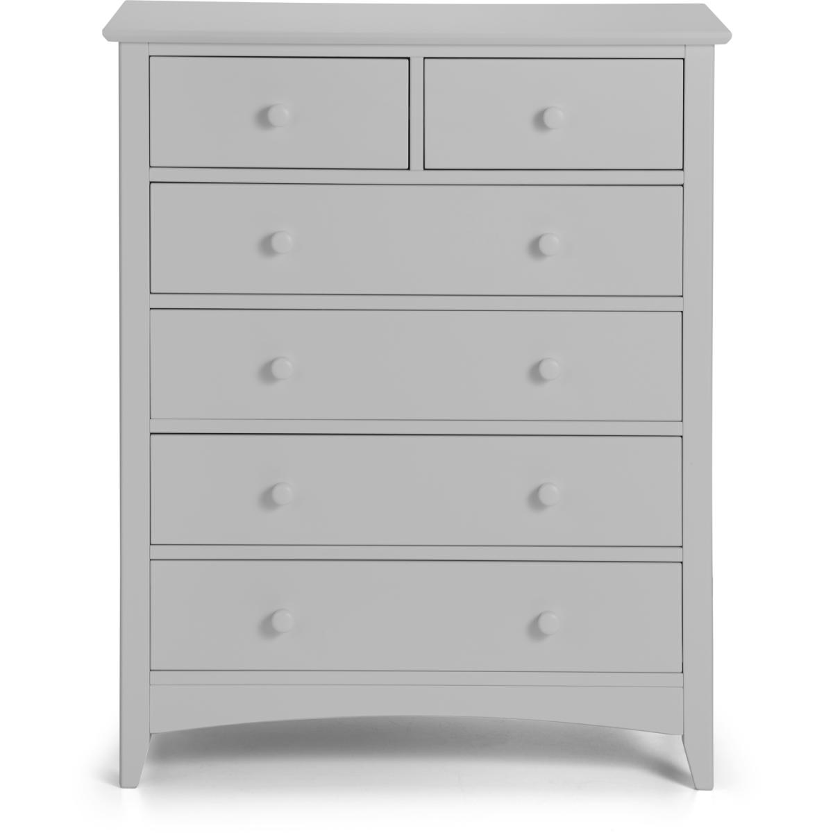 Cameo Grey 4+2 Drawer Chest - Dove Grey – image 5