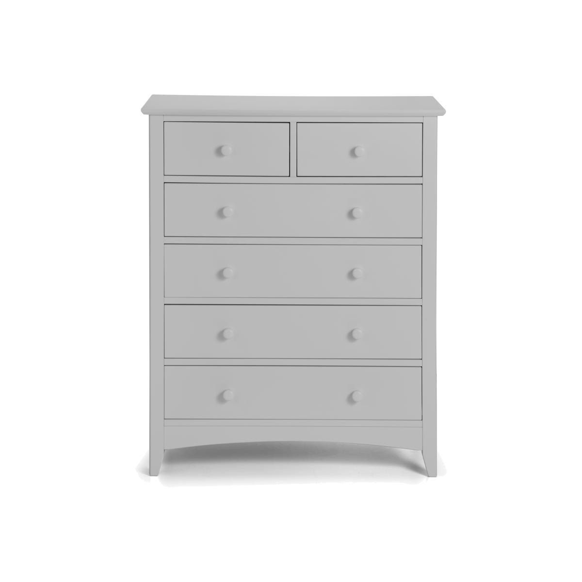 Cameo Grey 4+2 Drawer Chest - Dove Grey – image 1