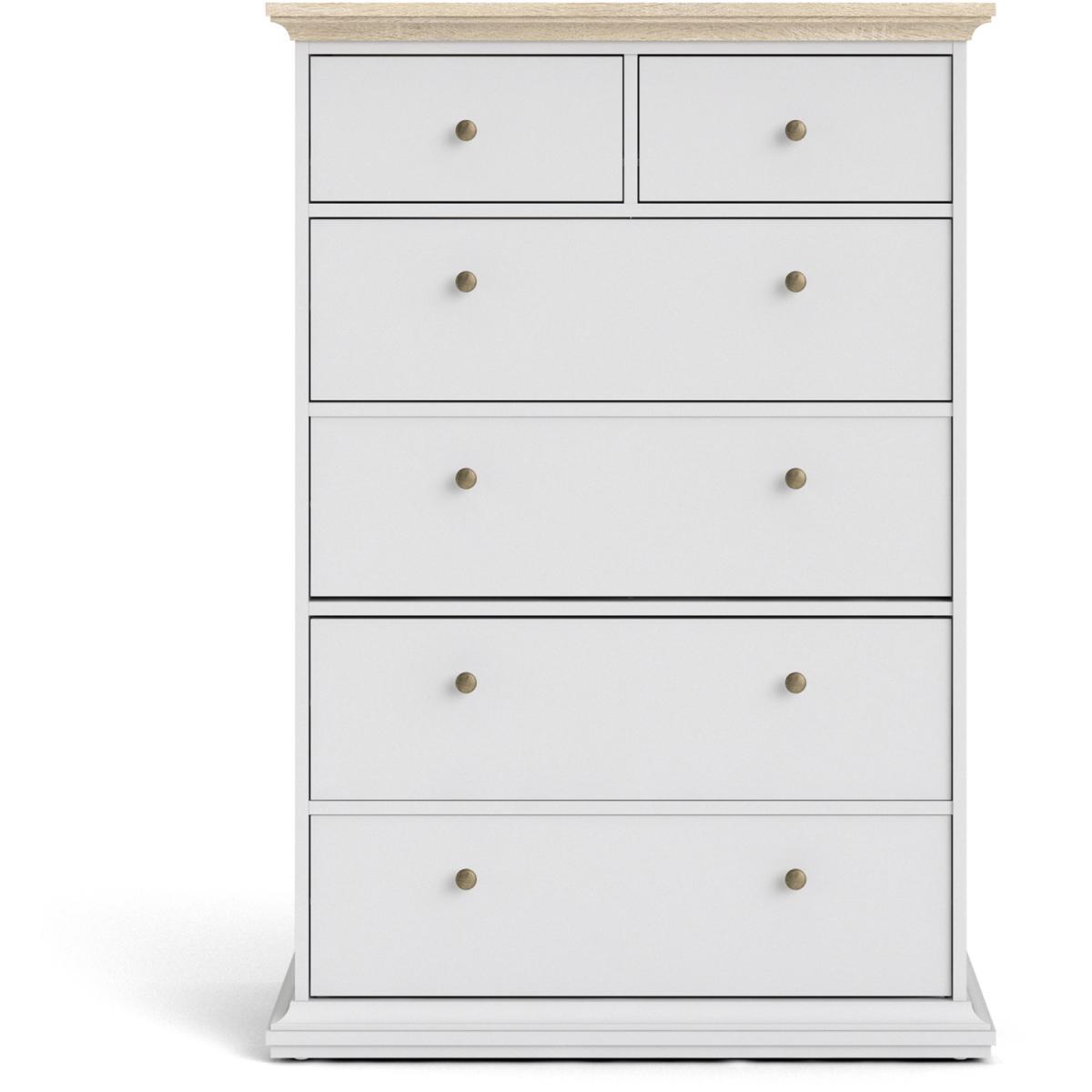 Jonas & James Belleville Chest Of Drawers - White/Oak / 8 – image 8