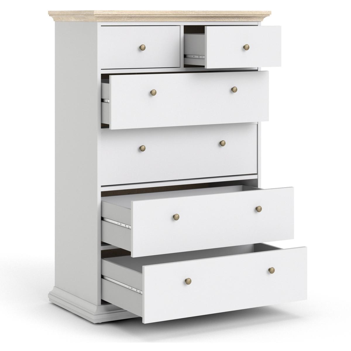 Jonas & James Belleville Chest Of Drawers - White/Oak / 8 – image 10