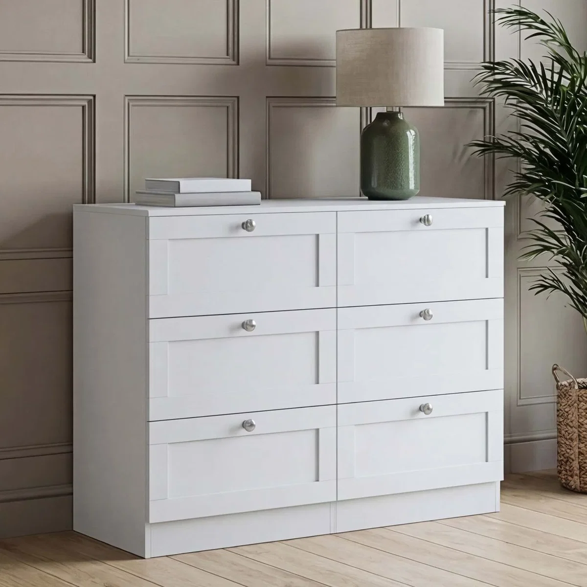 Vida Designs Altino 6 Drawer Chest, Grey - Grey – image 13