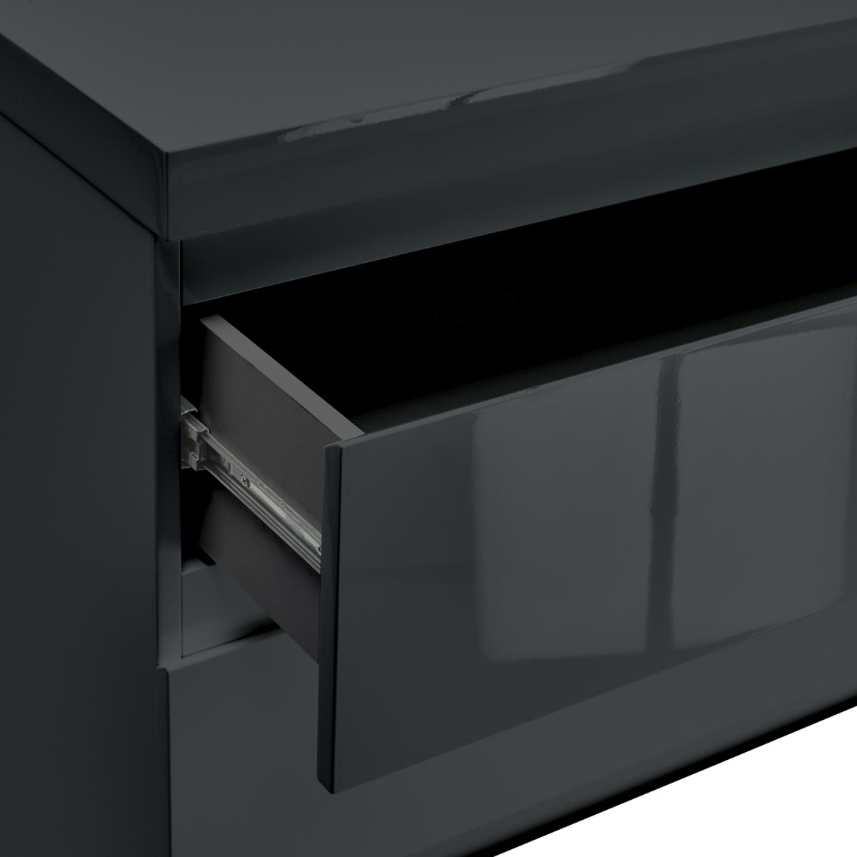 Puro Four Drawer Chest - Charcoal – image 2
