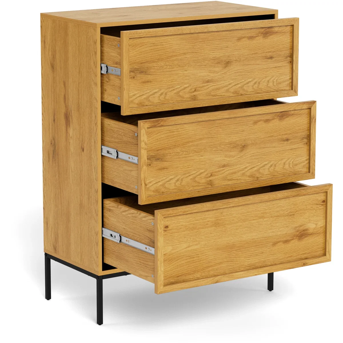Palmdale 3 Drawer Chest in Wild Oak - Wild Oak – image 2