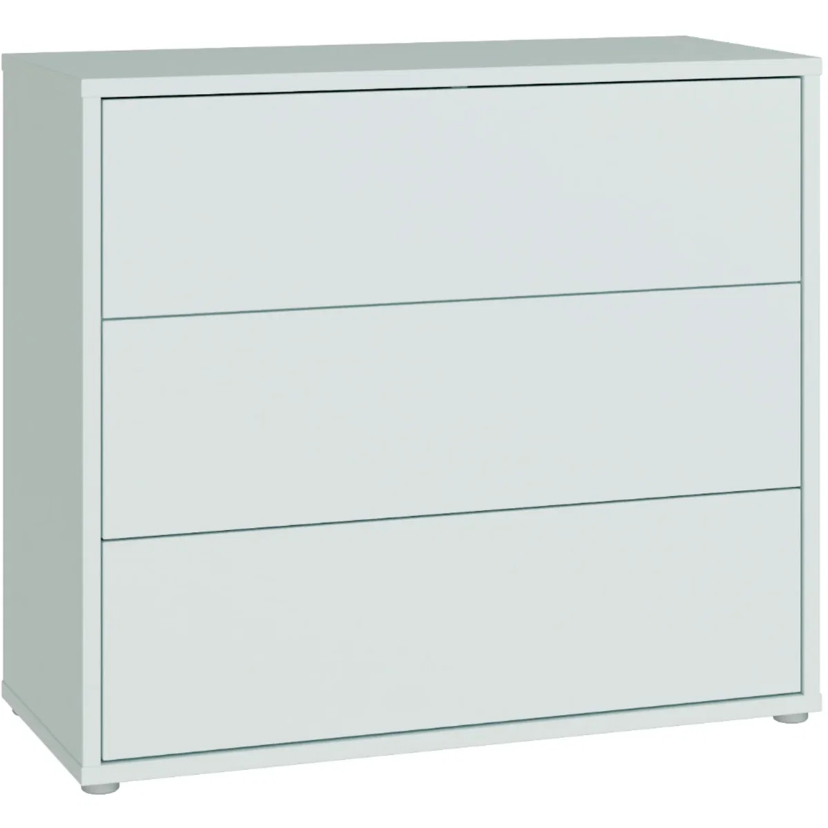 Alice Springs 3 Drawer Chest with Push-Open Drawers in Butter Yellow - Butter Yellow – image 14