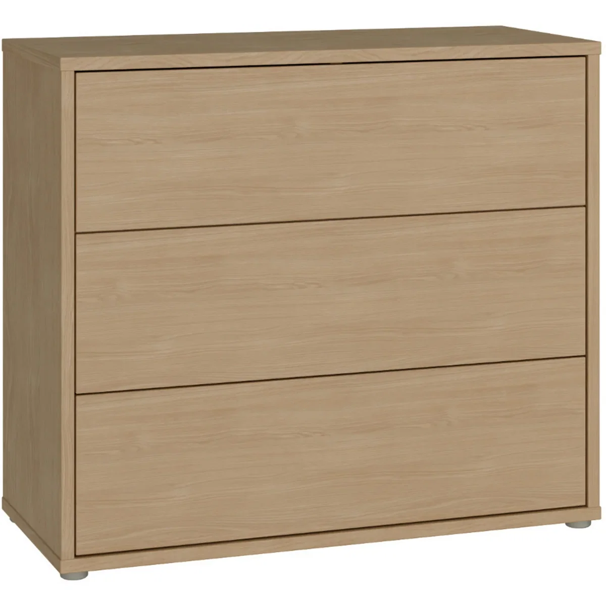 Alice Springs 3 Drawer Chest with Push-Open Drawers in Butter Yellow - Butter Yellow – image 21