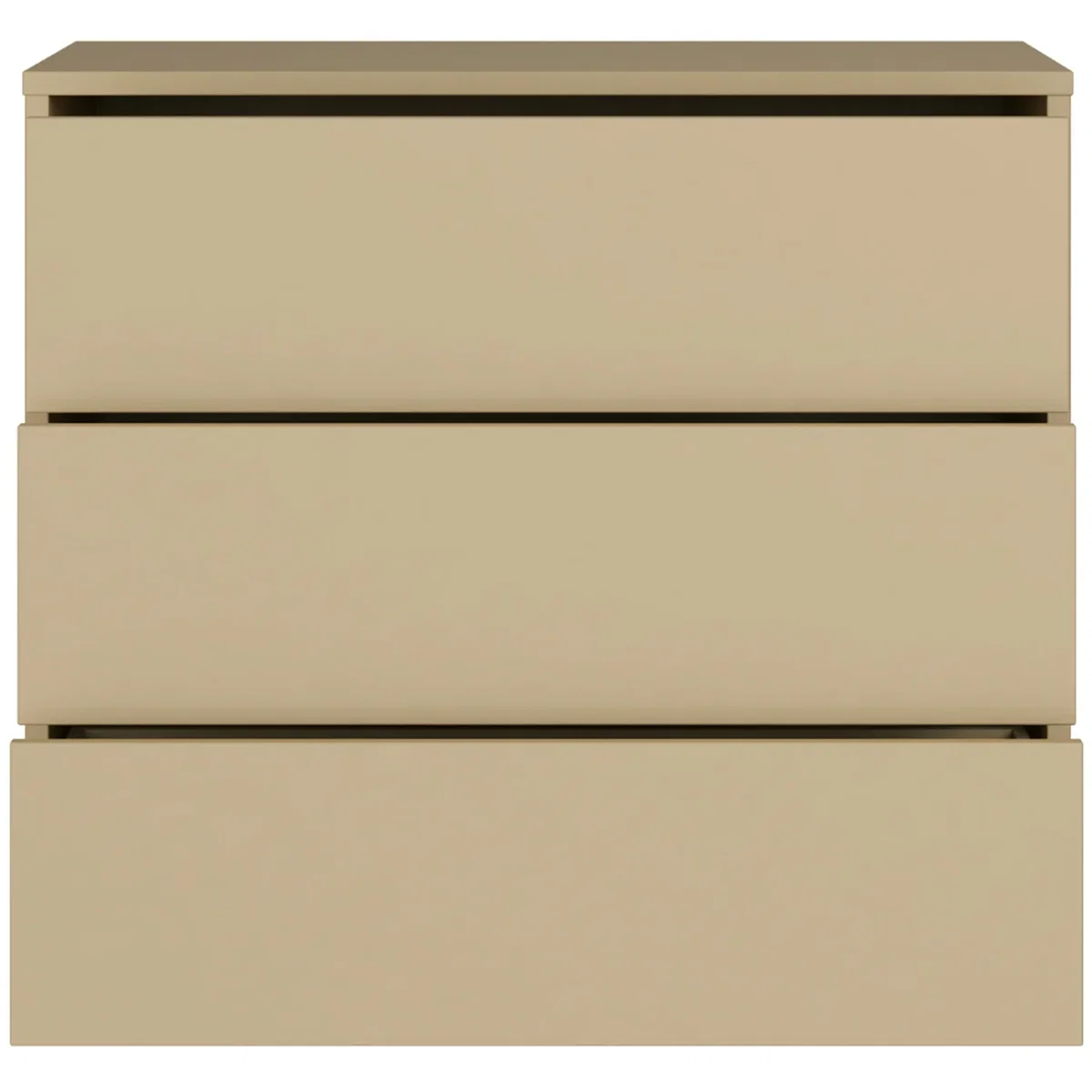 Alice Springs 3 Drawer Chest with Push-Open Drawers in Butter Yellow - Butter Yellow – image 5